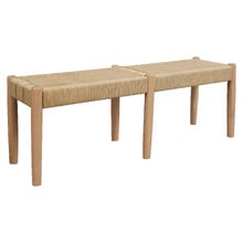 Racquel Cedar Wood Ottoman Bench